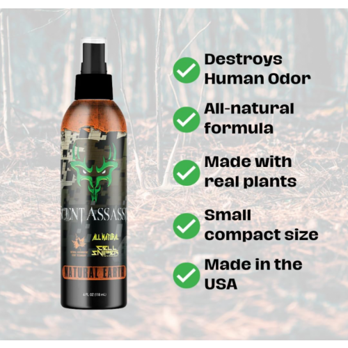 Scent Assassin Field Spray - Hunting Scent Eliminator - Scent Blocker - Cover Scent for Deer Hunting - Scent Away for Hunting and Camping - Photo 3