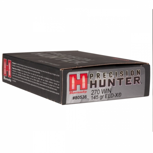 Hornady Precision Hunter 270 Winchester 145gr ELD X Rifle Ammo - 20 Rounds - Photo 3